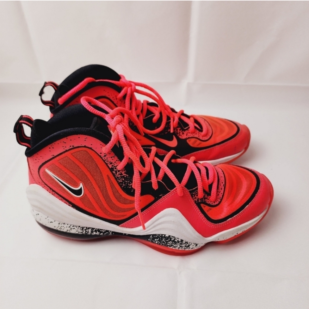 Nike Air Penny 5 V 'Lil Penny' 2013 628570 601 Atomic Red Black White Size 9.5